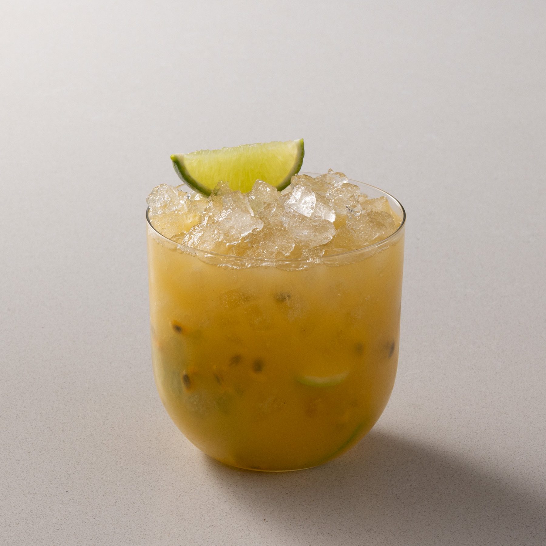 Passion Fruit Caipirinha cocktail