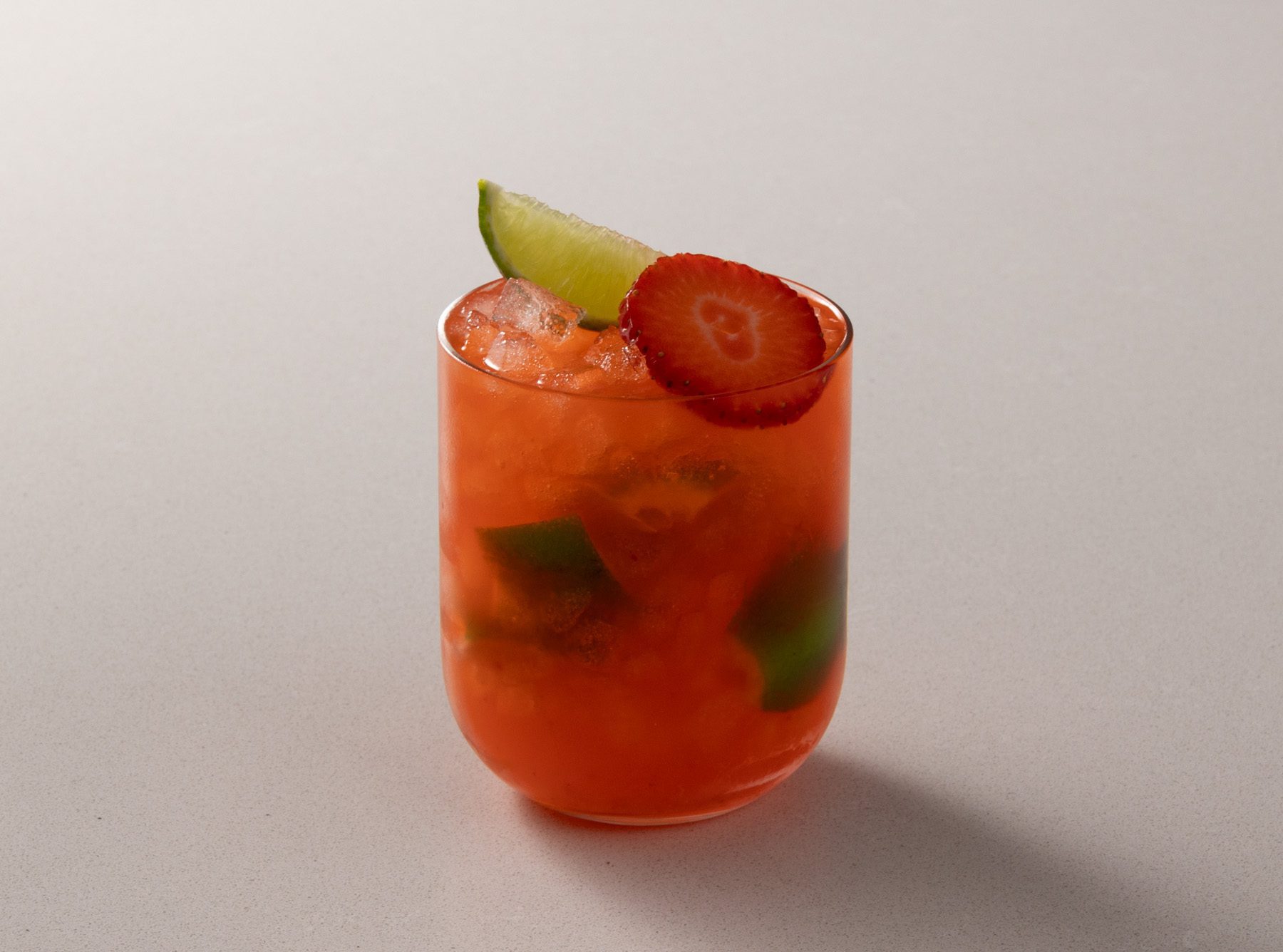 Caipiroska alla fragola cocktail