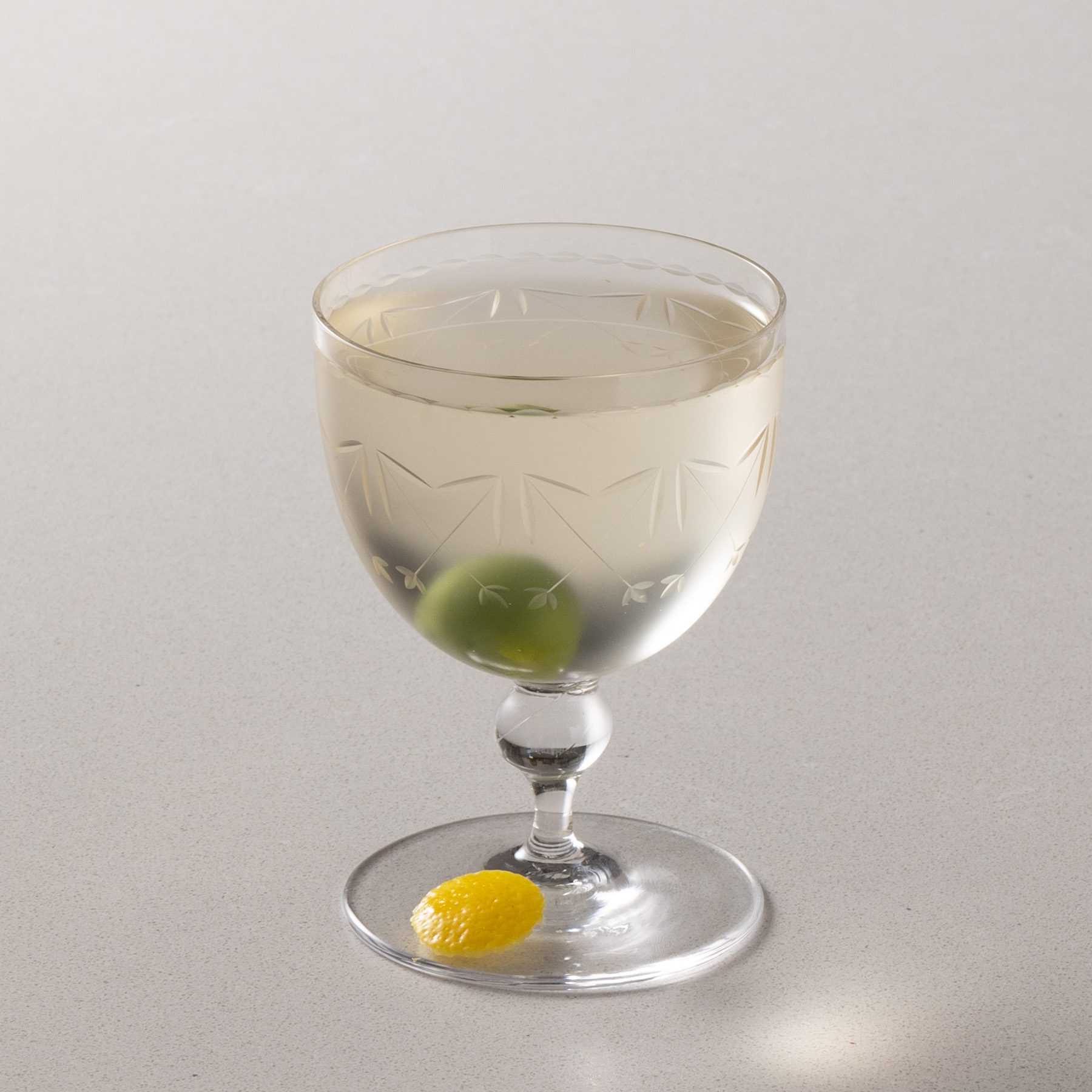 Dirty Martini cocktail